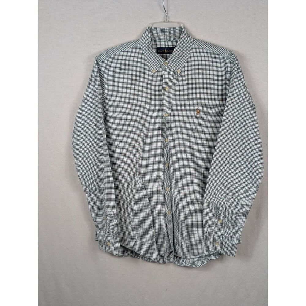 Ralph Lauren Plaid Button Down Long Sleeve Shirt Men's Size Medium